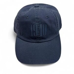 Spark Hat 1940 Adjustable Baseball Cap‎ Navy Blue Casual Everyday Golf Cotton